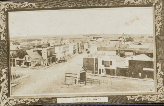 Overlooking the main street of Sintaluta